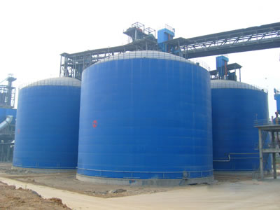 毛感乡水泥钢板库改造