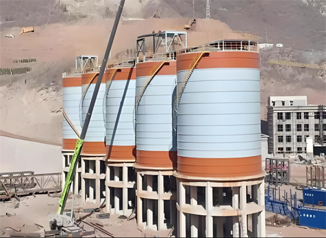 毛感乡高架钢板仓